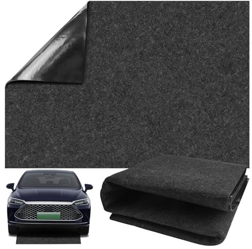 elthmpr Ölauffangmatte - Garage Bodenmatte 91x152cm Garage Boden Ölmatte Robuste Schutzmatte, Ölmatte Garagenbodenmatte Auto Ölbindematte Schwarz Antirutschmatte Garagenmatte