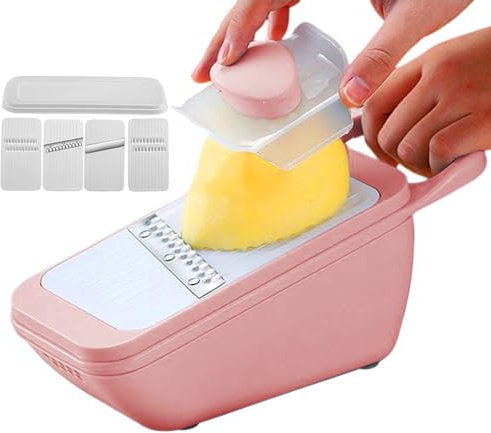 Tranchoir à oignons, hachoir à fruits et hachoir, voiture à fromage, oignon, gain de temps - Râpe à fromage domestique