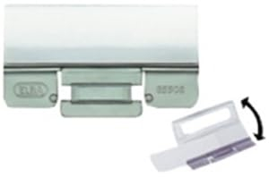 ELBA Vollsichtreiter vertic® Komfort, PP, 4zeilig, zum Stecken, 58 x 20 mm, farblos (25 Stück), Sie erhalten 1 Packung á 25 Stück