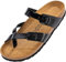 Palado Pantoletten Damen Cres Lack – bequeme Sandalen Made in Spain - Hausschuhe mit dampfendem Kork-Fußbett - modische Sommerschuhe Schwarz UK7 - EU40