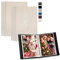 Lanpn Fotoalbum 13x18 52 2 Packungen, Klein Leinen Einstecken Einsteckalbum für Hochformat Fotos Bilder Beige