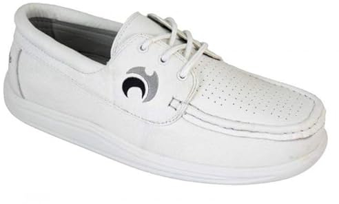 Henselite Men's Team Wide Fitting Lawn Bowls Shoe (White, UK Footwear Size System, Adult, Men, Numeric, Wide, 9)