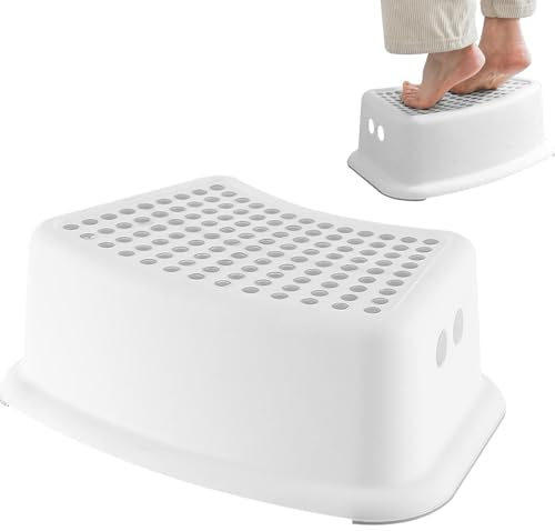 Toiletten Fußhocker, Kinder Tritthocker Tritt Schemel, Badezimmer Töpfchen Tritthocker, Rutschfester Stabiler Toilettenhocker Für Kinder, Badezimmer Fußhocker Töpfchenhocker Kothocker