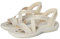 Skechers Damen Reggae Slim-Summer Sparkle Sandalen, Natürlich, 39 EU