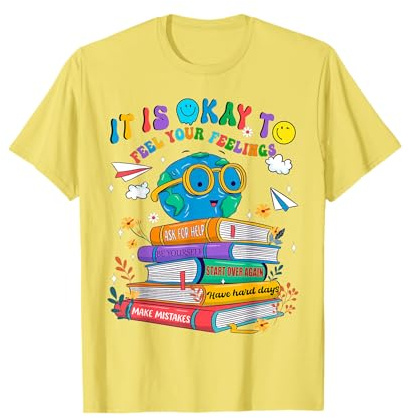 It's Okay to Ask for Help Top World Mental Health Day Yellow T-Shirt