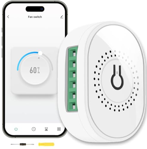 Acmerota WiFi Smart Curtain Switch Module for Four Wire Motor Motorized Curtain,Blinds,Roller Shutter, Smart Switch Works with Alexa,100-240V AC