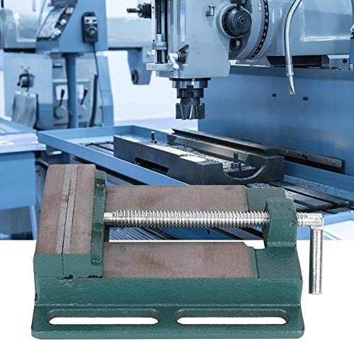 KIMISS Macchina Utensile con Morsa Banco - Morsa in Ghisa Resistente 5 Pollici per Progetti di Lavorazione del Legno e Trapani