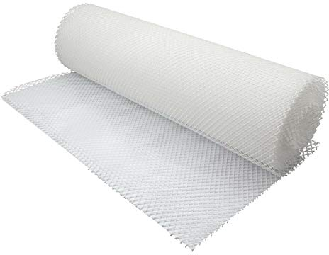 We Can Source It Ltd - Bar Shelf Liner Matting Roll - White 61cm x 10m Glass Matting Mesh Pub Bar