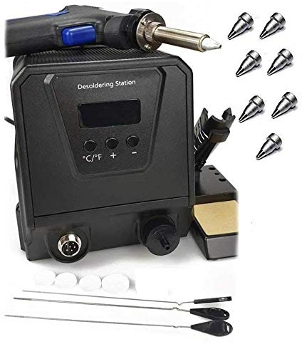 STAZIONE DISSALDANTE PROFESSIONALE DIGITALE ZD-8925 CON PISTOLA 90W INCLUSE 7 PUNTE (0,8mm, 1mm e 1,3mm) + FILTRI DI RICAMBIO + ACCESSORI PULIZIA