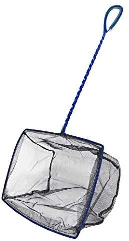 Hobby 60723 Catch it Taglia XL – Rete da Pesca di Alta qualità per acquari, retino in Nylon Nero antistrappo, XL, 79 g