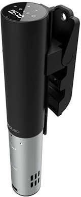 Cecotec Sous Vide SlowVide 1000 Connected, 1000 W de potencia, Amplio rango de temperatura de 5°C-95°C, APP, Conectividad Wifi, Pantalla táctil, Temporizador, Capacidad 15 L, Certificación IPX7