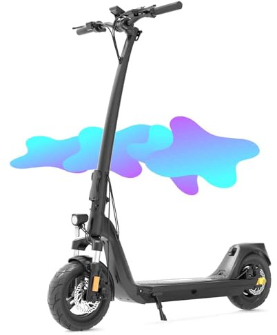 JOYOR E-Scooter mit Straßenzulassung C10E, 48V10,4AH Austauschbarer Akku, 500W Motor, E Roller Reichweite 30-40 Kilometer, Faltbarer Elektroroller