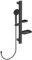 Ideal Standard BD586XG Alu+ Brausekombination, 2-Funktionshandbrause, 2 Ablagen und Brauseschlauch 175cm, Schwarz (Silk Black)