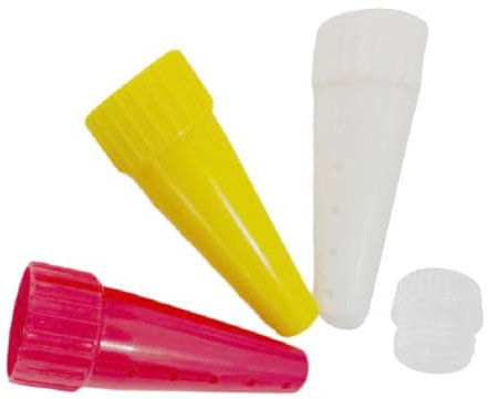 3 punte per salsa barbecue, punte per decorare torte di pasticceria, punte per glassare torte, tubazioni per sacchetti, pasticceria, decorazioni per torte, kit di punte