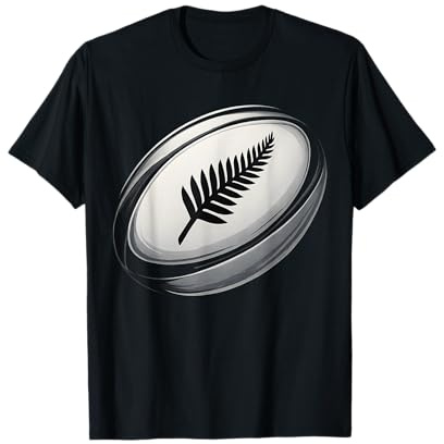Fougère argentée de Rugby de Nouvelle-Zélande T-Shirt