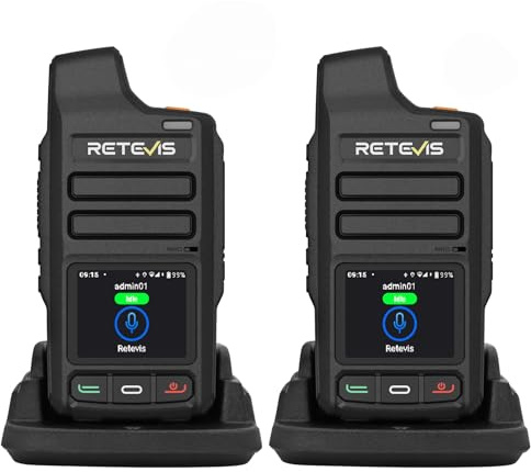 Retevis L71 4G Walkie Talkie Con la scheda SIM, Radio a Portata Illimitata