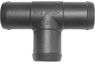 1 x Raccord tuyau en T Forme plastique 25 mm Raccord tuyau tuyau à air Té