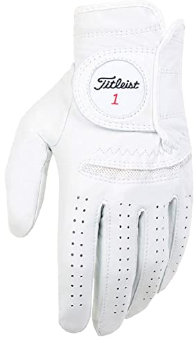 Titleist Herren Golfhandschuh Perma-Soft, Herren, Perma-Soft Men's Regular Left Pearl, Pearl, XX-Large