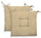 GEMITEX Creta Lot de 2 Coussins de Chaise matelassé, Motif 1549 Beige, 39 x 39 x 5 cm, Polyester, Multicolore, 2 Unità (Confezione da 1)