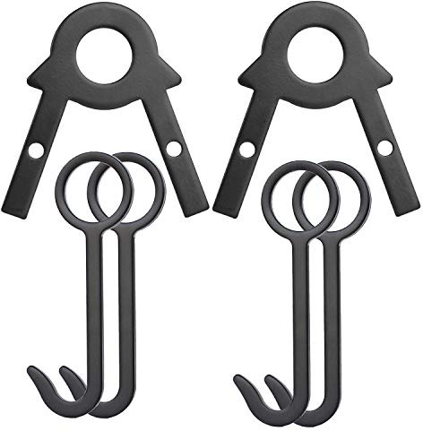 Target Stand Kit – Shooting Target Hanging Hook AR500 Steel Target Hanger DIY Assembly Stands Metal Gong Target Holder 1 Inch Pipe Mounting Bracket
