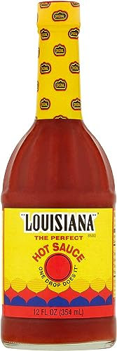 Louisiana Hot Sauce 354ml - Popular 12oz American Sauce - Hot Chilli Sauce - US IMPORT - (Pack of 1)