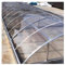ZLRBN Ersatz Kunststoffplatten Gewächshäuser, Transparentes Sonnenhaus-Dachpaneel, Polycarbonatplatten, Geeignet Für Außenüberdachung, Carport, Gangdach (0.8x4m/2.6x13.1ft)