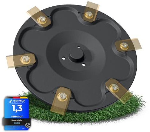 6er Messerscheibe kompatibel mit Segway Navimow Mähroboter i105E, i108E & i110n - Premium Mähteller aus glasfaserverstärktem Kunststoff für 6 Klingen