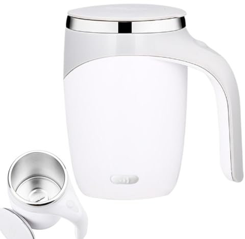 Duroecsain Tazza da caffè con agitazione magnetica, Tazza da caffè con agitazione automatica | Tazza da caffè con miscelazione elettrica - Tazza da caffè con agitazione magnetica, bicchiere da viaggio