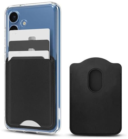 XFSRG S25 Magnetische Kartenhülle Hochwertiges Selbstklebendes Kartenhalter Galaxy S25 Ultra Magnetische Hülle für Handys & Zubehör