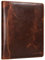 STILORD 'Arvid' Leder Konferenzmappe Vintage Dokumentenmappe A4 mit Ringmechanik 13,3 Zoll Schreibmappe Aktenmappe Ringbuch, Farbe:Kara - Cognac