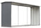 vidaXL Brennholzlager Stahl 330x92x153cm Kaminholzunterstand Brennholzregal