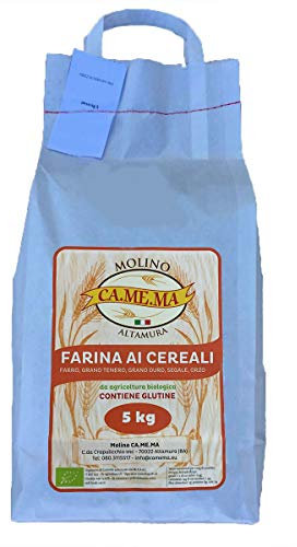Farina ai Cereali 5kg alta qualità, prodotto Italiano BIO, Altamura (Puglia)