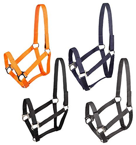 PFIFF 102921 Sicherheitshalfter Jocose, Weidehalfter Paddockhalfter, Grau, Cob