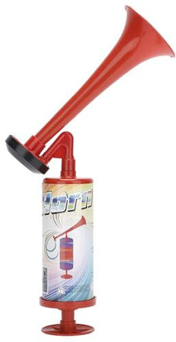Stadionhorn, Manuelle Trompete, Luftdruck-Fanfare, Extrem Lautes Air Horn, Handheld Pumpe, Signalhorn für Sports, Fussball Fanfare (Große Größe)