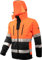 ACE Neon Veste de sécurité - Veste de sécurité Softshell Robuste avec réflecteurs et Capuche Amovible - en ISO 20471 - Orange - L