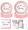 Lot de 50 assiettes de fête en or rose - Assiettes et serviettes en papier - Pour filles - Décoration de fête d'anniversaire - Pour 10 invités