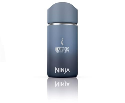 Ninja 300 ml Sip Perfect Hot Drinks Travel Flask, Made BPA-Free, Dishwasher Safe, Insulated Bottle, Navy, DW1203EUUKNV