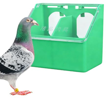 para Aves,Recipiente Impermeable de Gran Capacidad | Dispensador de Alimento para Palomas - para Periquitos Codornices Loros Aves de Corral Gallinas Interior Exterior