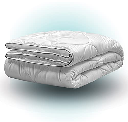 John Cotton Perfect Match Bettdecke 200x200cm - Elegant & Leichte Steppdecke für Sommer | Super Weiche & Atmungsaktive Sommerdecke | Oeko-Test Zertifiziert Decke | 200x200 Dünne Decken | Bettdecken
