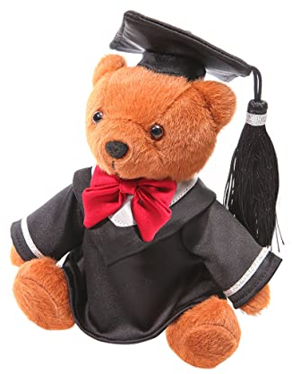 Generic Graduationsbär Plüschpuppe, Feier Spielzeugfigur Bär, 23 cm
