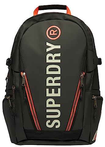 Superdry Damen Tarp Rucksack Schwarz/Pelikan 1SIZE