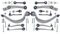 DENCKERMANN D200007 Kit braccio oscillante Sospensione ruota Anteriore Kit braccio oscillante Braccetti sospensione Braccetti ruote