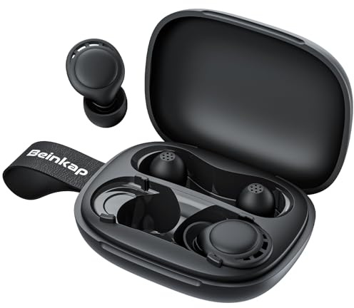 Ear Plugs for Sleeping Noise Reduction, Beinkap Reusable Earplugs Hearing Protection for Focus, Study, Work – 6 Pair Eartips in S/M/L – Flexible Silicone Soft – 35dB Noise Cancelling with Storage Case