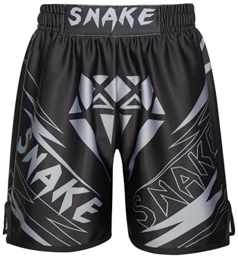 MSemis Sports Muay Thai Short for MMA Jungen Kinder Kurze Hose Muay Thai Boxen Kickboxen Kampfsport Shorts Typ N 158-164