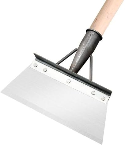 Nalansen Bêche de Jardin, Outil de Jardin, bêche de Nettoyage multifonctionnelle, désherbeur, grattoir pour l'extérieur, la Maison, la Ferme (21 cm sans Manche en Bois)