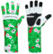 WESTWOOD FOX Leder Gartenhandschuhe Lange Unterarmschutz Ärmel dornsichere Arbeitshandschuhe Rose Beschneiden Garten Sicherheit Atmungsaktiv Langlebig Dicke Handflächenhandschuh (Grün, XL)