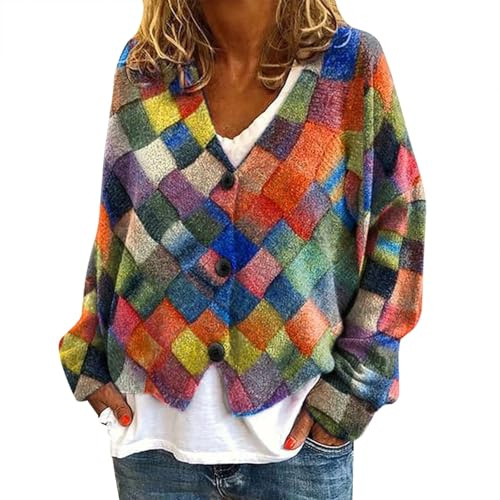 DKLOVIFU Longsleeve Damen Herbst Pullover Damen Pullover Damen Grosse Grössen Angora Pullover Damen Baumwoll Pullover Damen Langer Schwarzer Pullover Dicker Pullover Damen