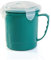 Katsy Style Taza de sopa para llevar en microondas de 710 ml, sin BPA, tapa hermética, ventilación de vapor, portátil y apta para lavavajillas