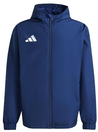 adidas Men's Entrada26 All Weather Coat, team navy blue 2/white, XXL