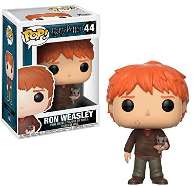 Funko Harry Potter: Ron with Scabbers, 14938, Brown, One Size